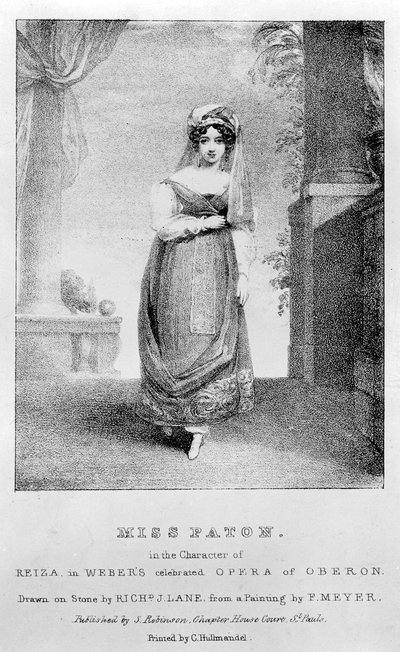 Mary Ann Paton come Reiza in 